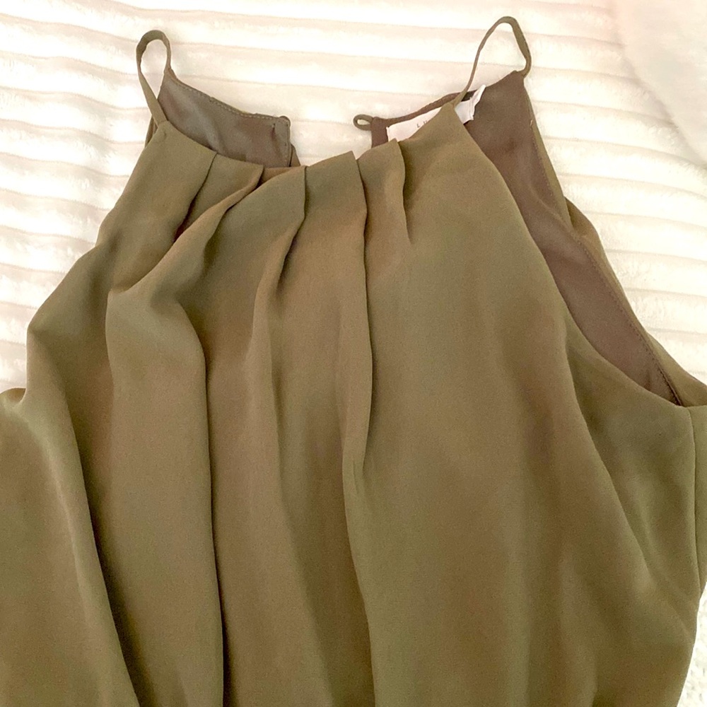 Lush dress medium olive green